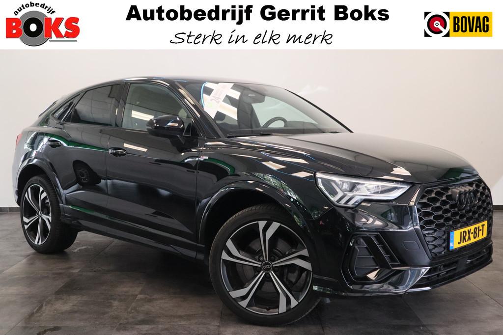 Audi Q3 Sportback 45 TFSI e S Edition Sonos 20'' Camera PDC, Euro 6, Leder en Stof, Zwart, 245 pk