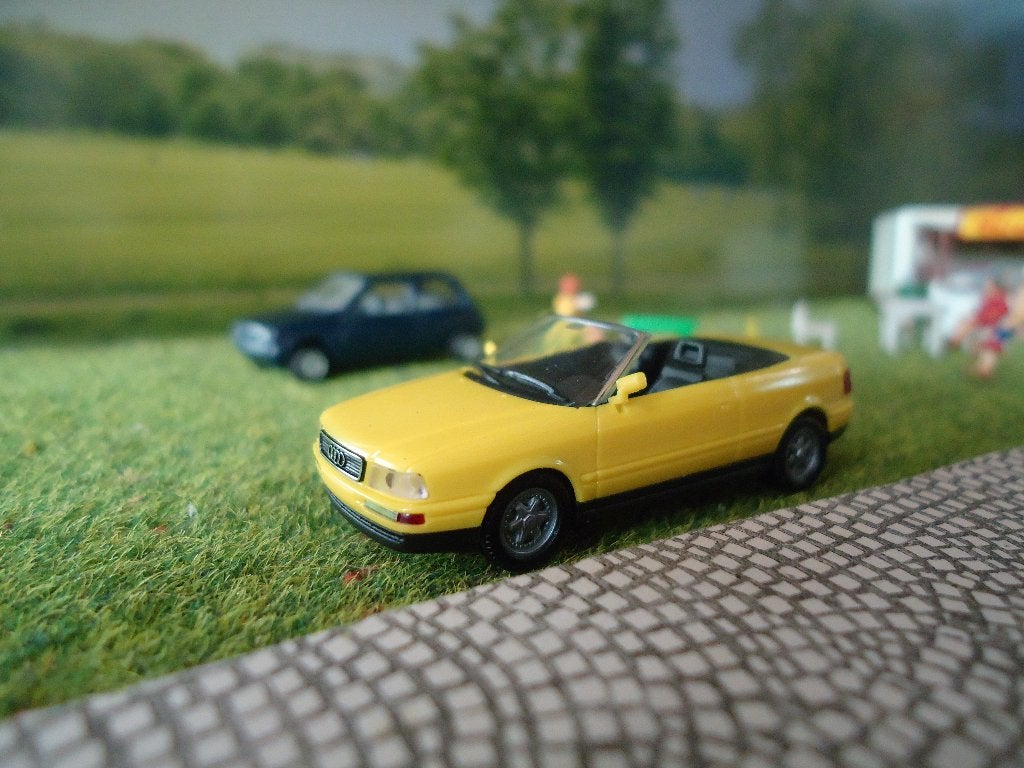 Audi 80 / 90 B3 Cabrio - Herpa geel, Ophalen of Verzenden, Nieuw, Auto, Herpa