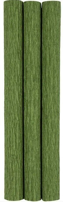 Crêpepapier 105 grams lime groen 3 rollen 25 x 60 cm per rol, Groen, ., Nieuw, Ophalen of Verzenden