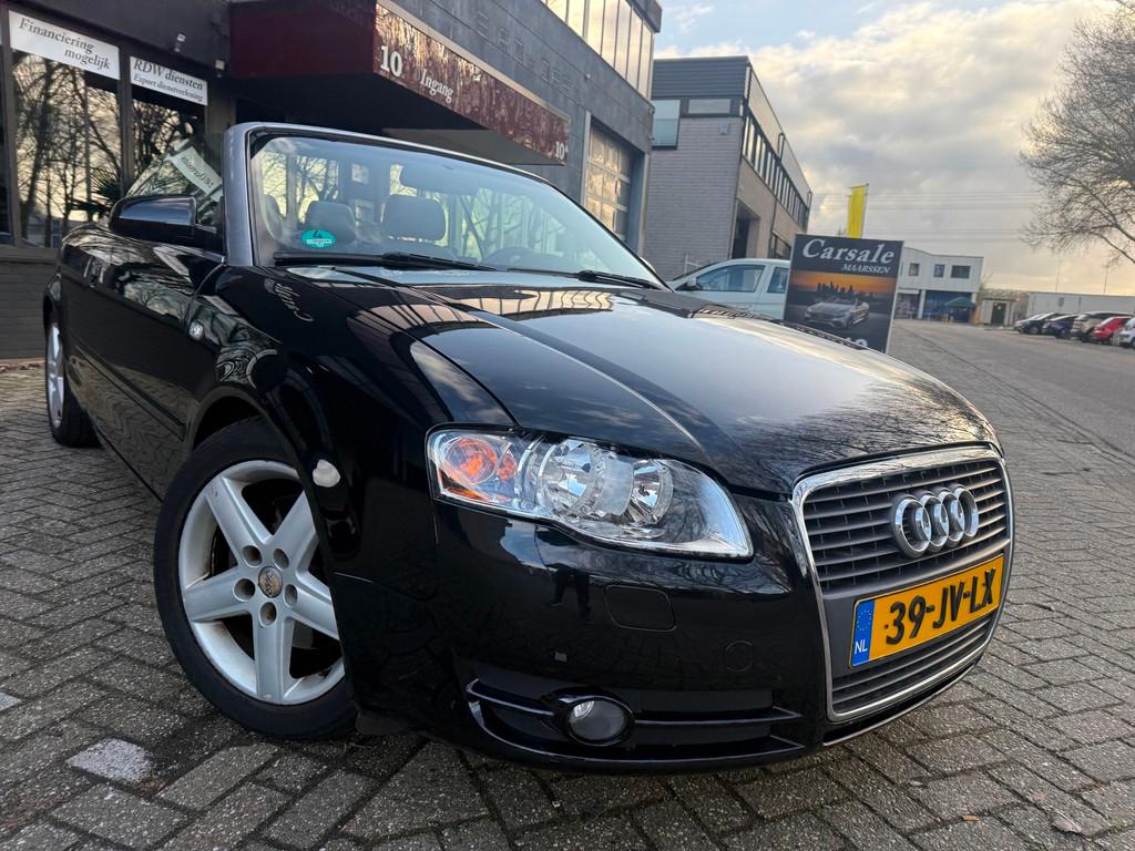 Audi A4 Cabriolet 2.4 V6 Exclusive, Auto's, Audi, Voorwielaandrijving, Gebruikt, Cabriolet, 4 stoelen