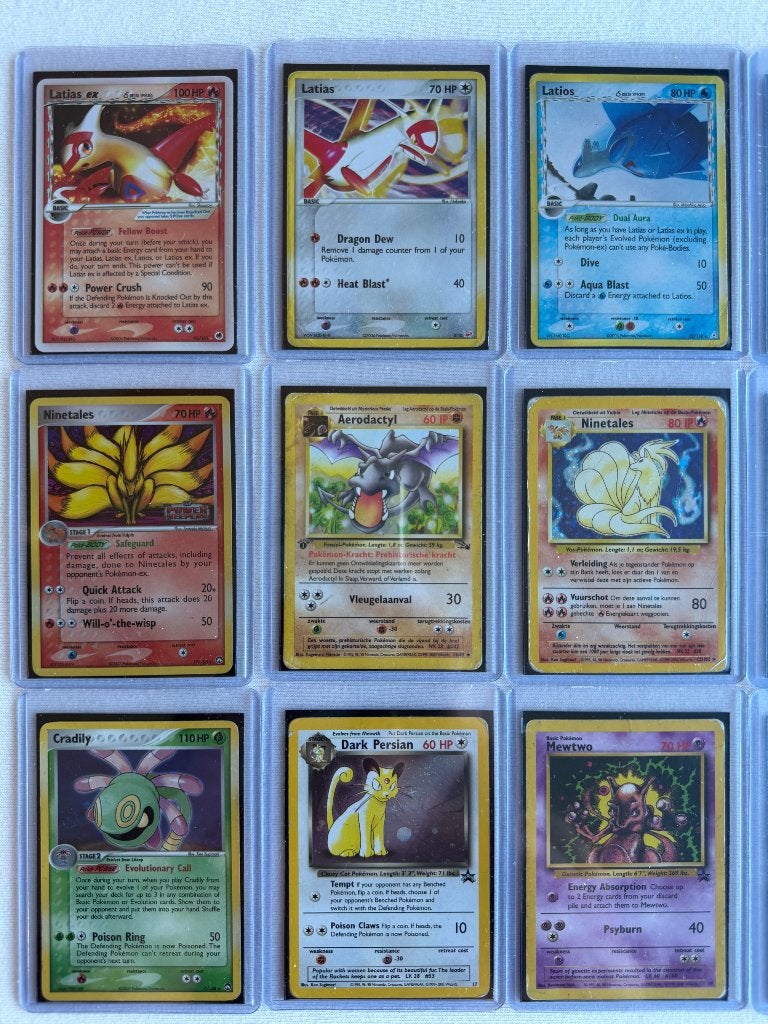Vintage Pokemon Collectie - Oude kaarten, Ophalen of Verzenden, Gebruikt, Meerdere kaarten