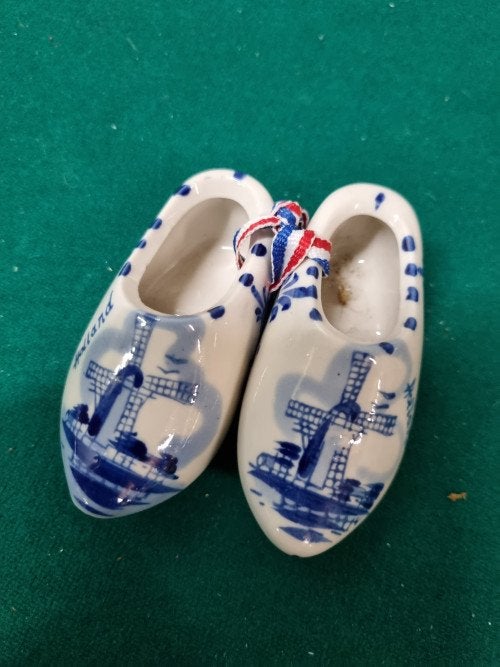 -	Klompen delfts blauw stel, Ophalen of Verzenden
