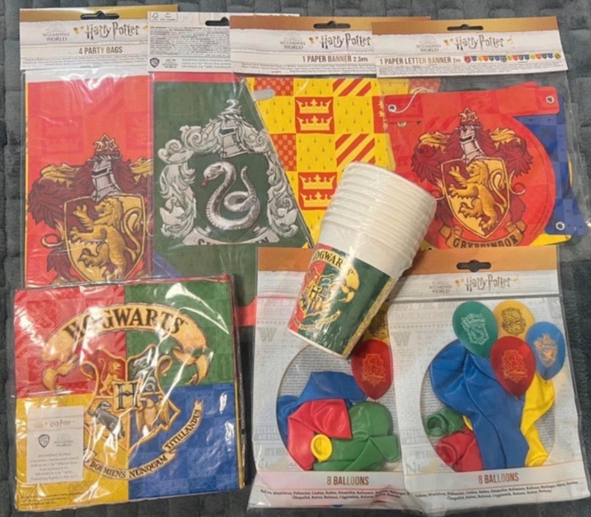 Harry Potter Feestpakket - Decoratie en Servies, Ophalen of Verzenden, Nieuw, Feestartikel, Film of Tv