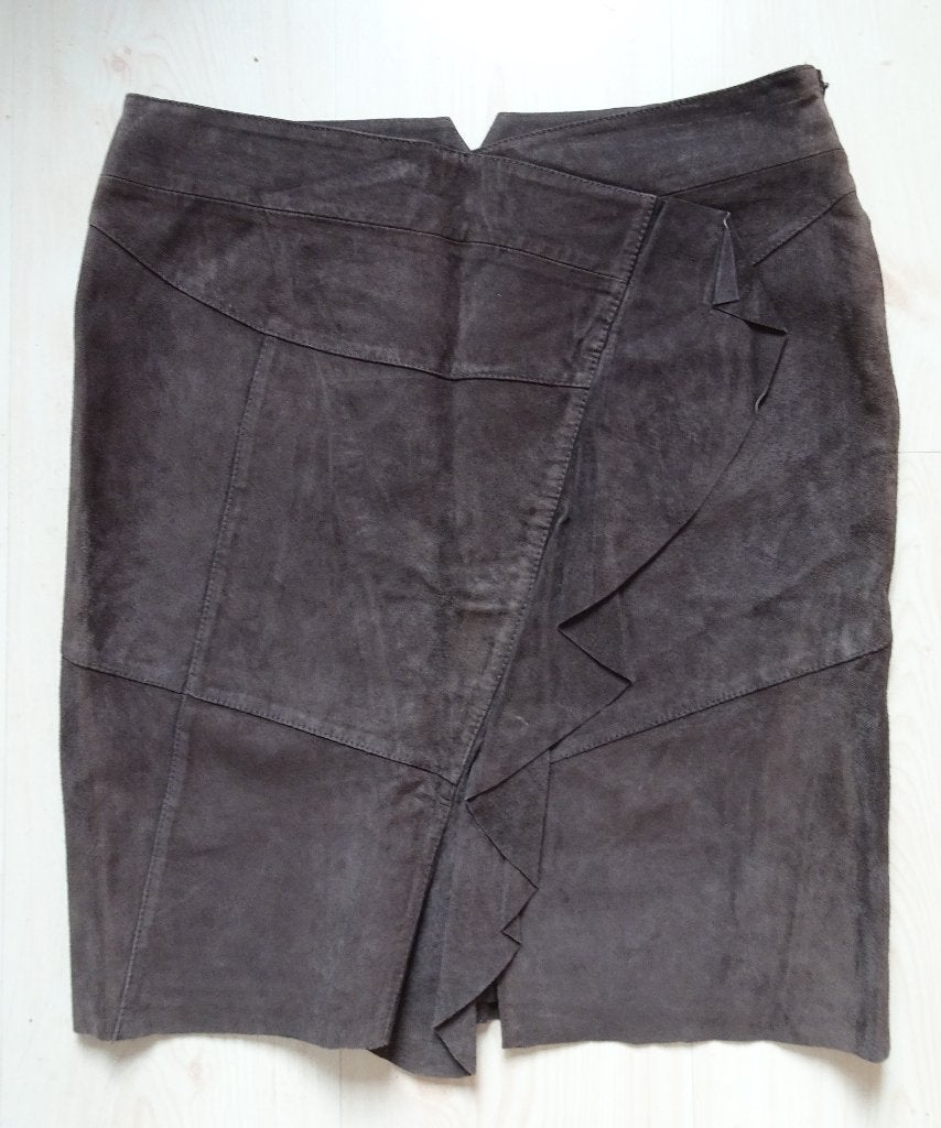SUEDE ROK VAN STEPS MAAT 38, Maat 38/40 (M), Bruin, Ophalen of Verzenden, Zo goed als nieuw