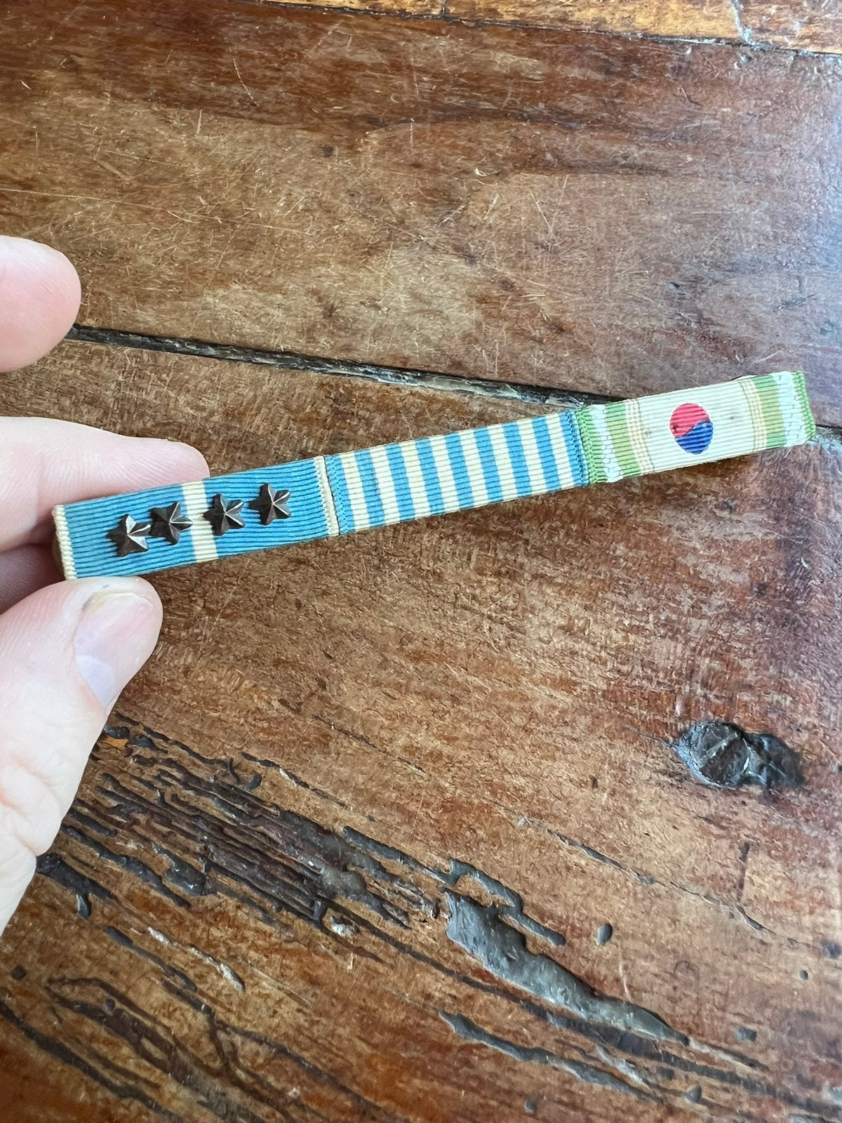 Korea Amerikaans NDVN 3 medaille baton medal bar, Amerika, Verzenden, Lintje, Medaille of Wings, Landmacht