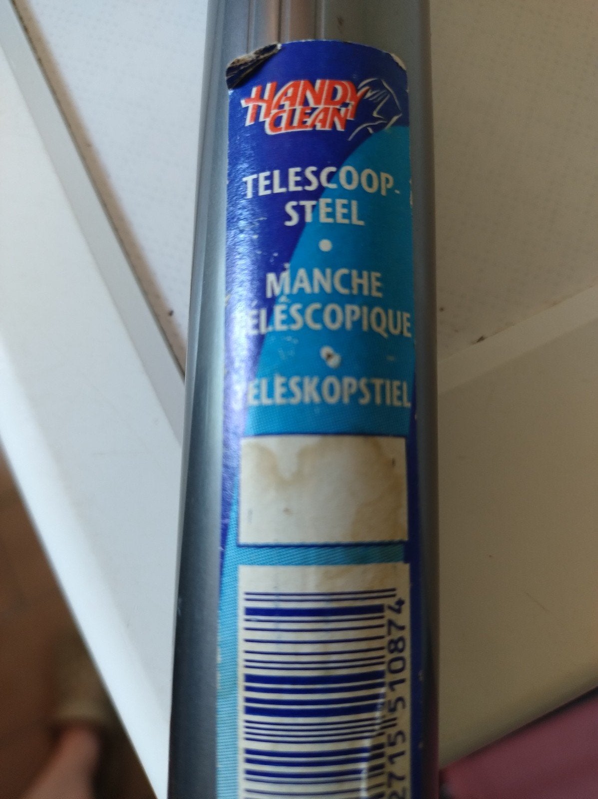 Uitschuifbare steel, telescoop steel, max.lengte 2,60 mtr, Ophalen