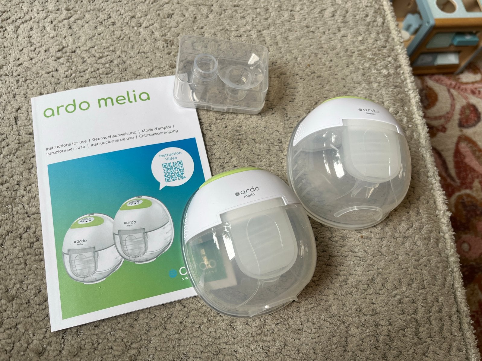 Ardo Melia draagbare borstkolf, Kinderen en Baby's, Babyvoeding en Toebehoren, Ophalen, Zo goed als nieuw, Draadloos, Borstkolf