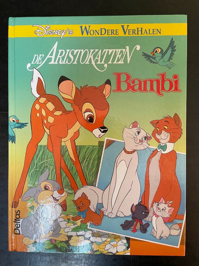 2 in 1 Aristokatten en Bambi, Verzamelen, Ophalen of Verzenden, Bambi of Dumbo, Nieuw, Beeldje of Figuurtje