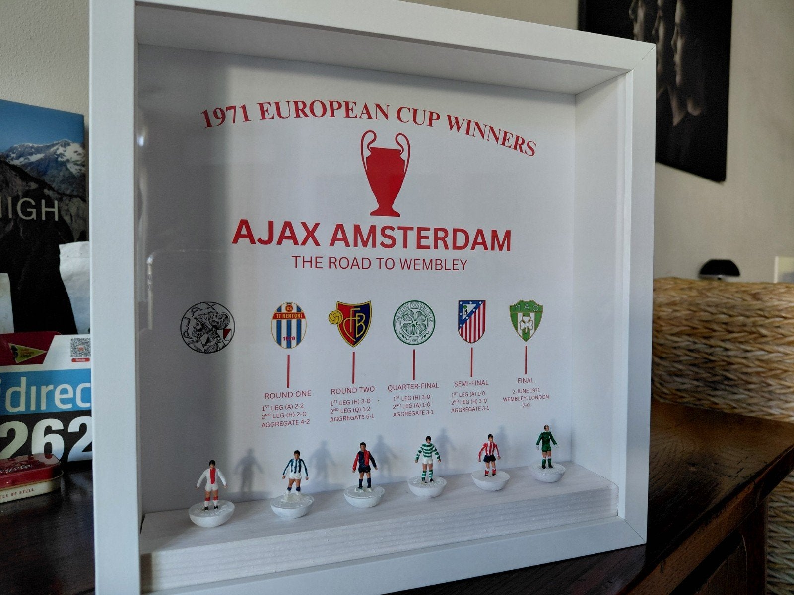 Mementobox Ajax Europacup I winst 1971 - The Road to Wembley, Ophalen of Verzenden, Nieuw, Ajax, Overige typen