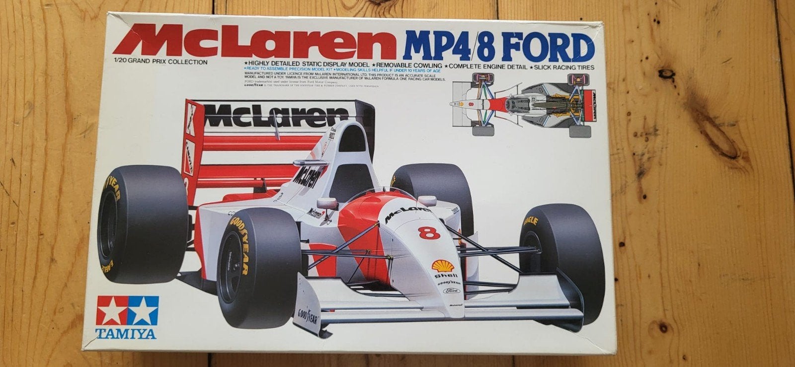 Mclaren MP4 8 Ford, Hobby en Vrije tijd, Modelauto's | 1:43, Ophalen of Verzenden