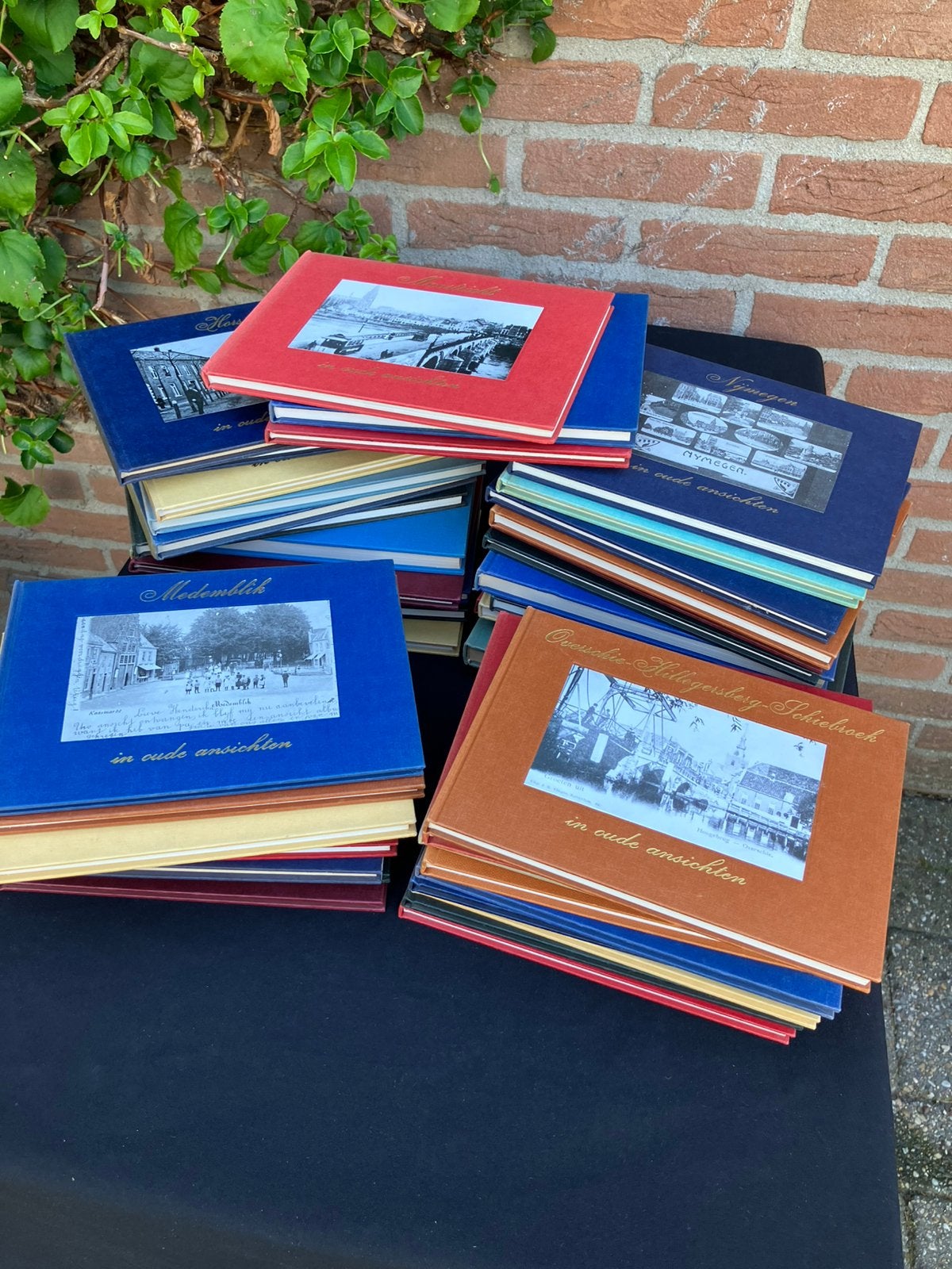45 boeken met oude ansichtkaarten van plaatsen in Nederland, Ophalen of Verzenden, Noord-Holland