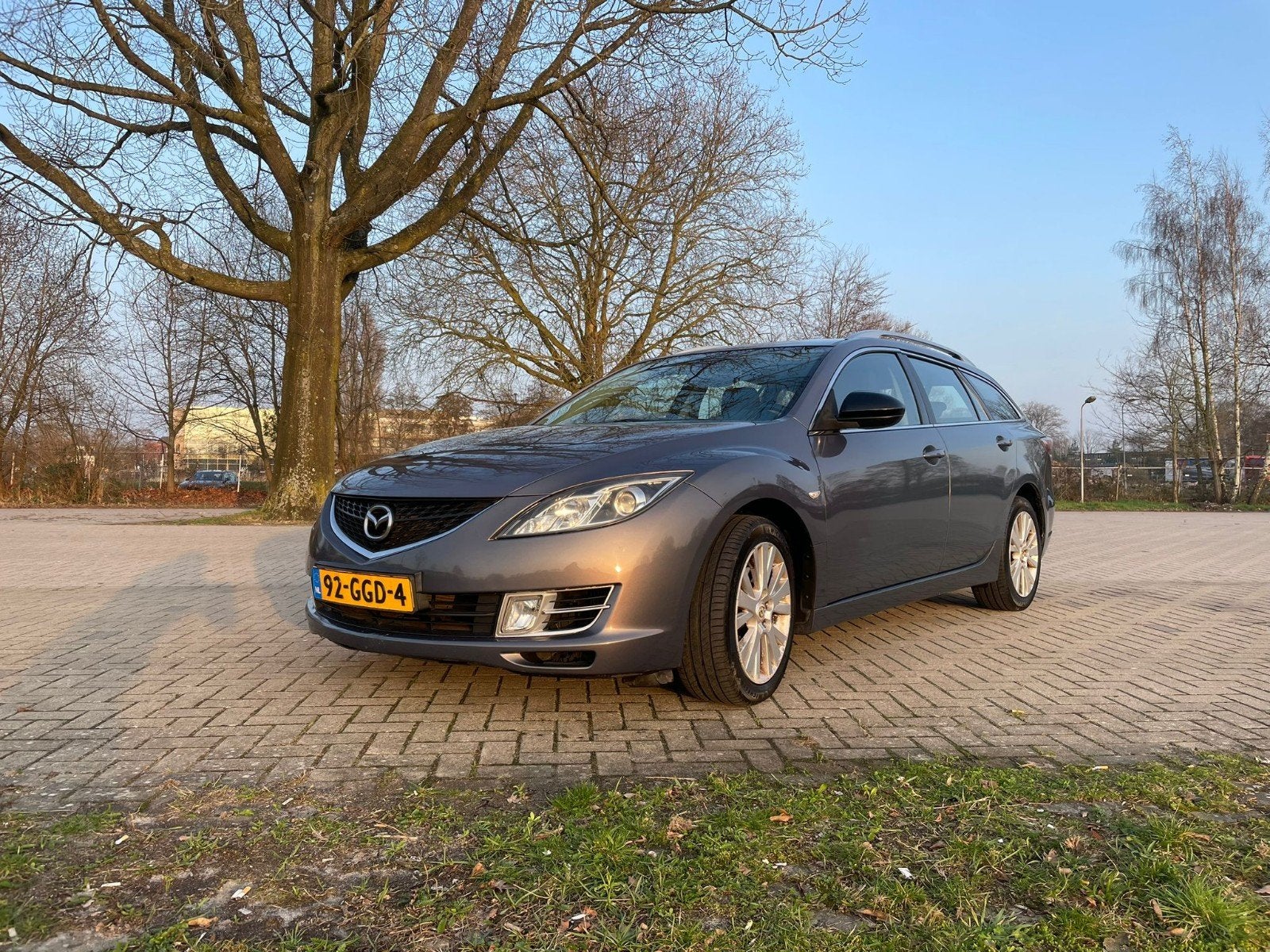 Mazda 6 2.0 Citd 103KW Sportbreak 2008 Grijs, Auto's, Voorwielaandrijving, 1998 cc, 4 cilinders, 1445 kg