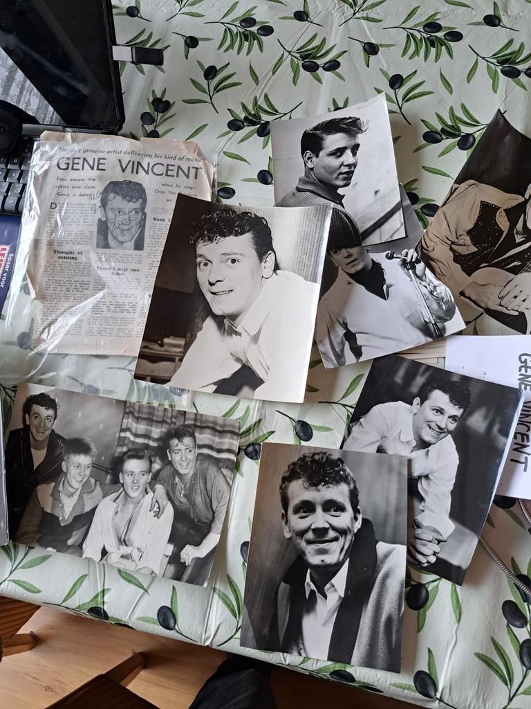 Gene Vincent,foto,s., Ophalen of Verzenden, Huis en Inrichting