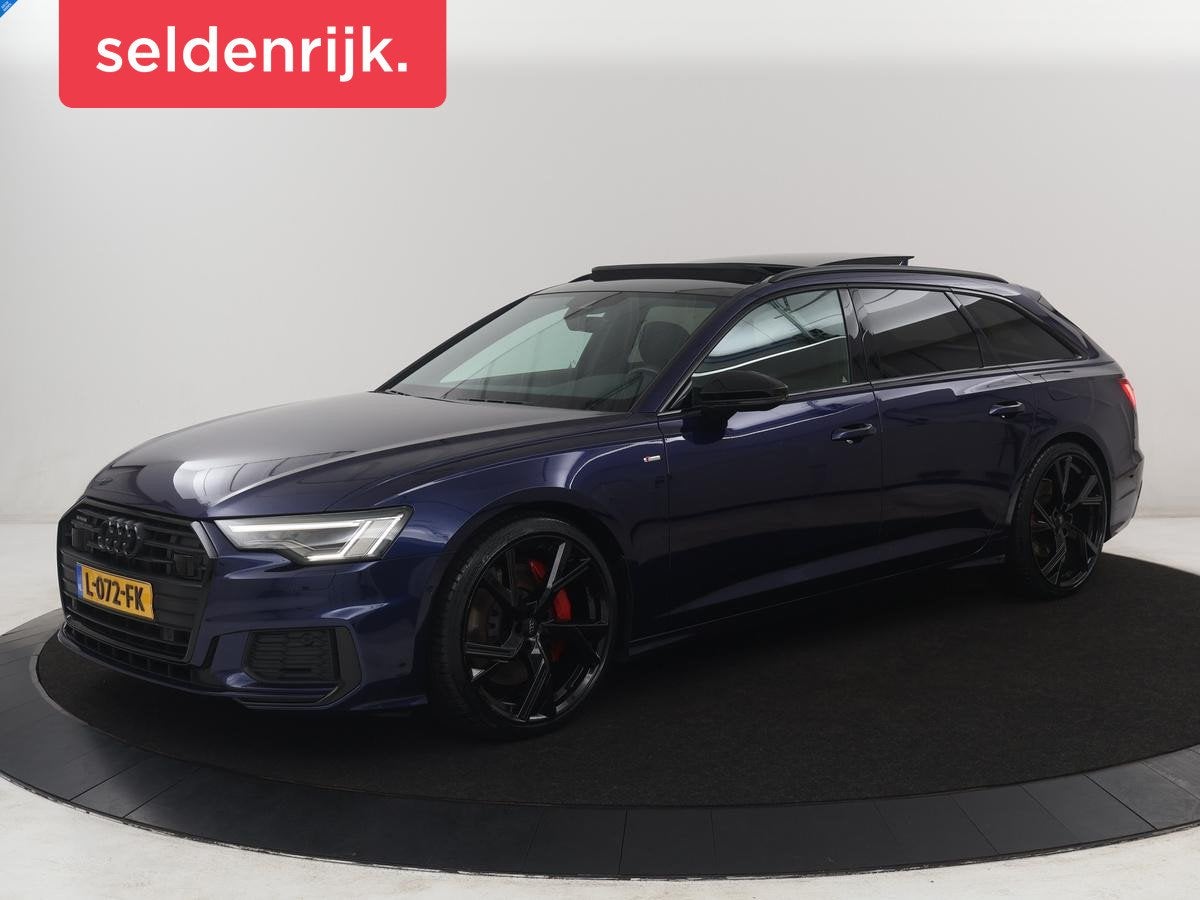 Audi A6 Avant 55 TFSI e quattro Competition | S-Line | SOH 8, Auto's, Automaat, Gebruikt, 4 cilinders, Blauw