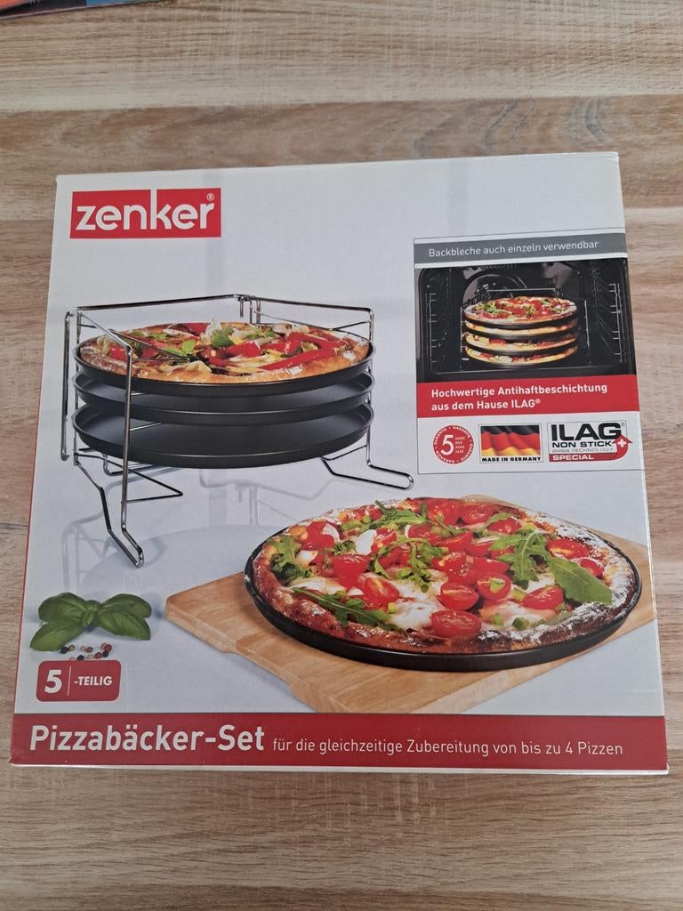 Pizza bakset, Ophalen, Nieuw