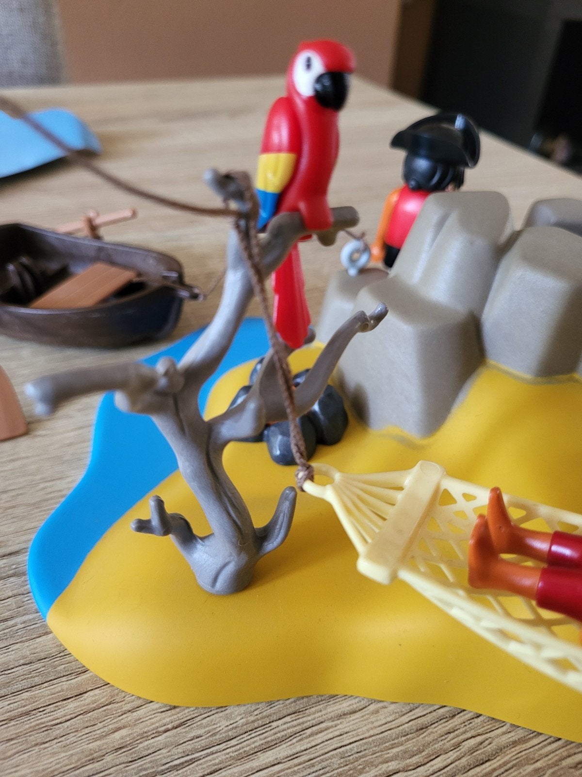 Playmobil Pirateneiland 4139 met schat en figuren, Pirates, Gebruikt, Complete set, Overige typen