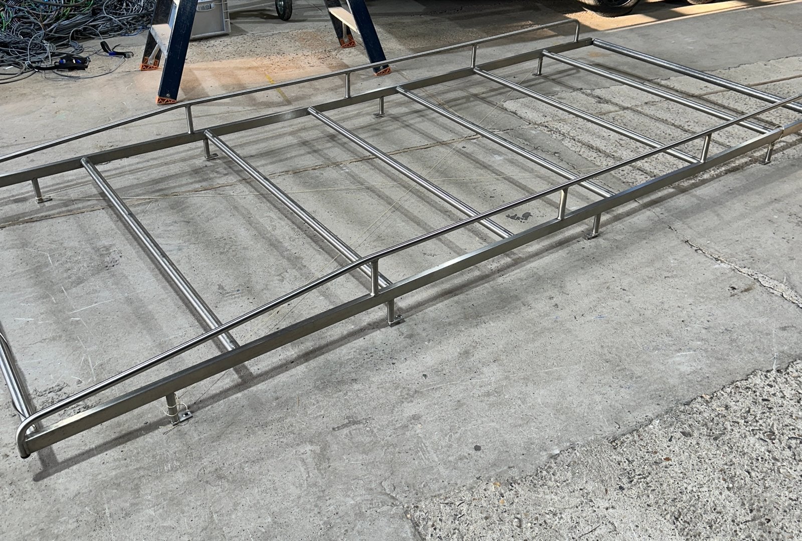 Imperiaal RVS voor VW Transporter T5, T6, T6.1 - Lengte 2, Auto diversen, Dakdragers, Ophalen, Gebruikt