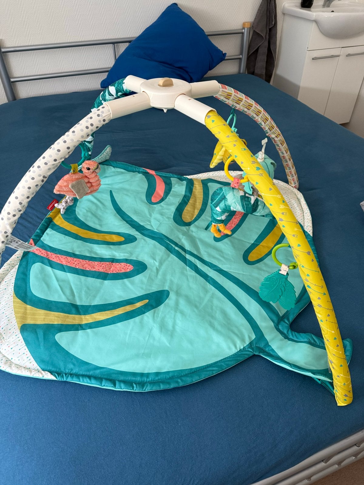 Infantino Speelkleed met babygym - Tropisch thema, Ophalen of Verzenden, Zo goed als nieuw, Speelkleed