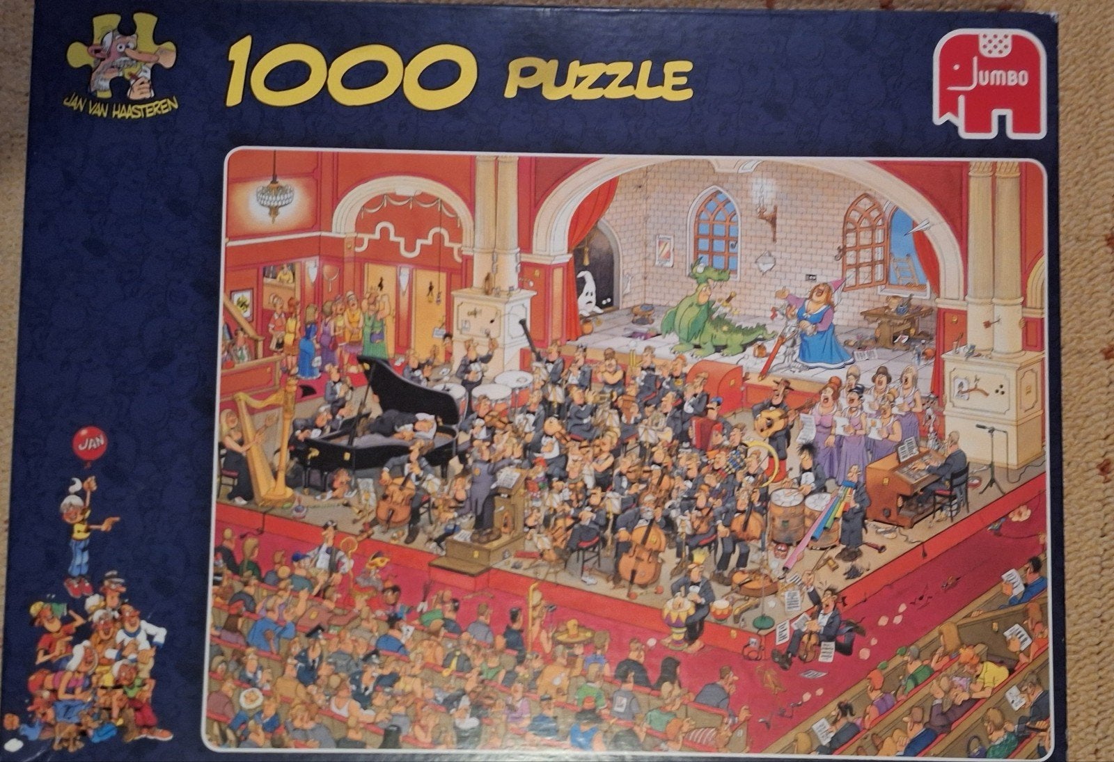 Jan van Haasteren Puzzels, Ophalen, 500 t/m 1500 stukjes, Zo goed als nieuw, Legpuzzel