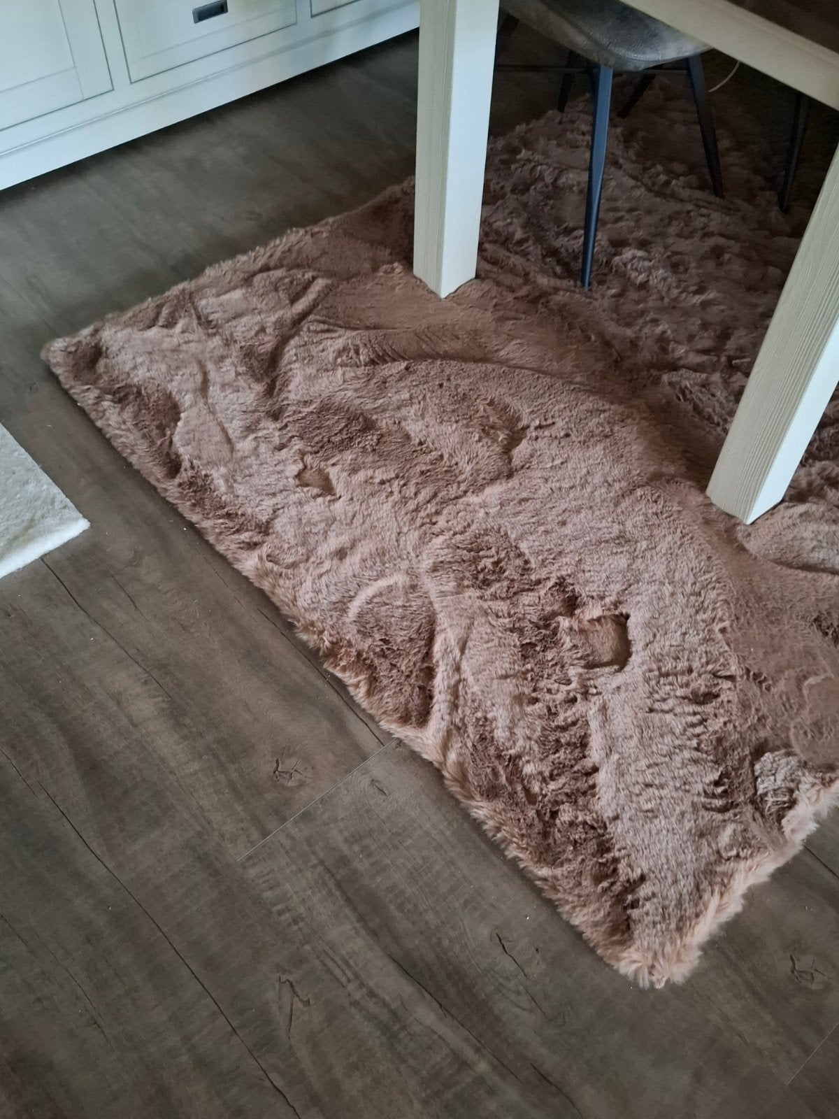2 vloerkleden 160/230 en120/170 kleur coqnac, Ophalen, Zo goed als nieuw