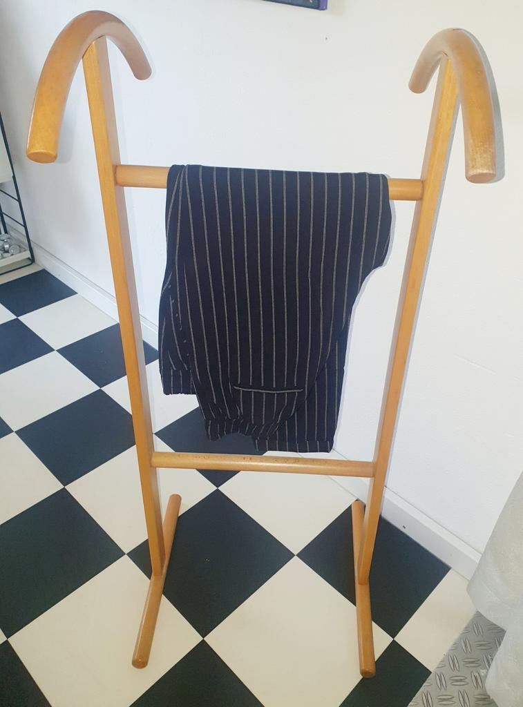 Kleding butler kleding hanger standaard dressboy, Ophalen, Zo goed als nieuw, Hout, Kinderen en Volwassenen