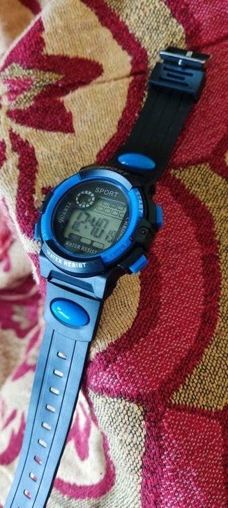 Leuk Sportief Horloge echte Blikvanger, Ophalen of Verzenden, Zo goed als nieuw, Overige merken