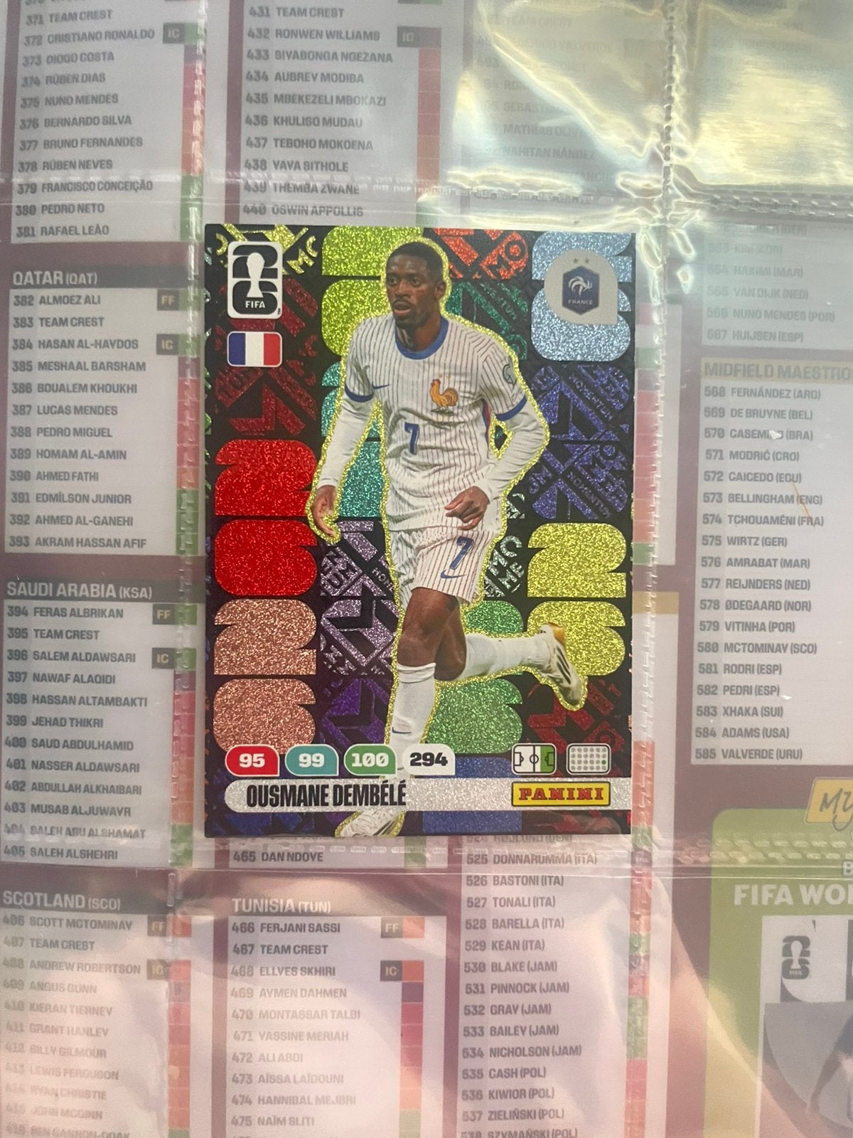 Panini Adrenalyn XL WK 2026 Voetbalkaarten- momentum dembele, Ophalen of Verzenden, Nieuw, Overige sporten, Spelerskaart