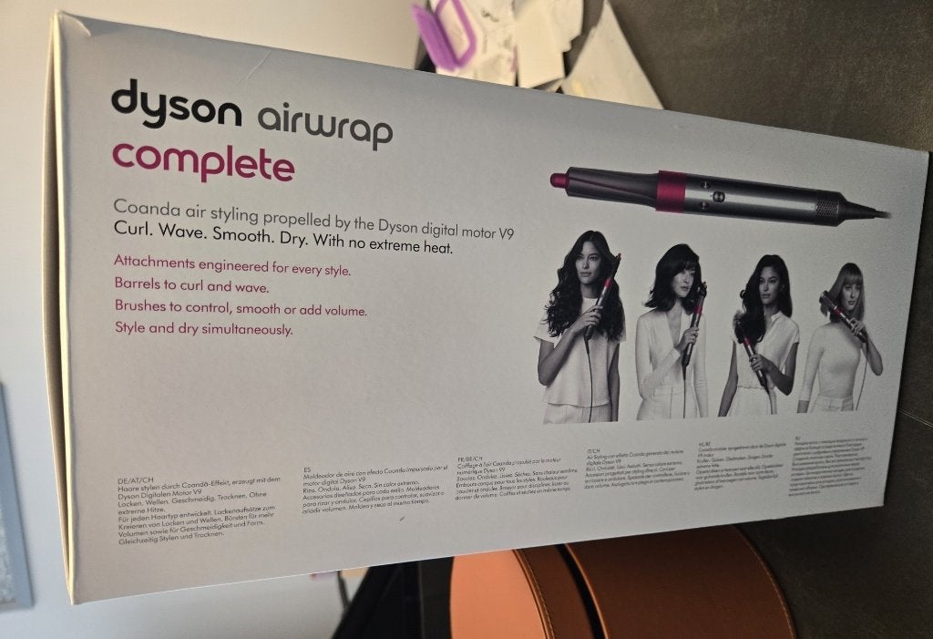 Dyson Airwrap Complete Roze Haarstyler, Ophalen, Zo goed als nieuw, Krultang of Stijltang