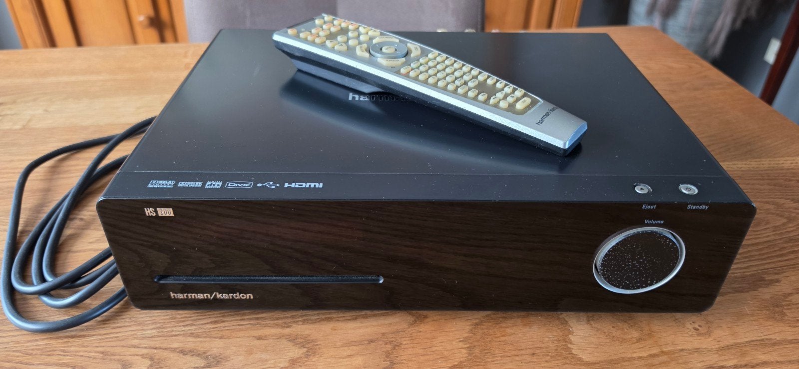 Harman/Kardon DVD-speler met afstandsbediening, Ophalen of Verzenden, Gebruikt, Dvd-speler, Overige merken