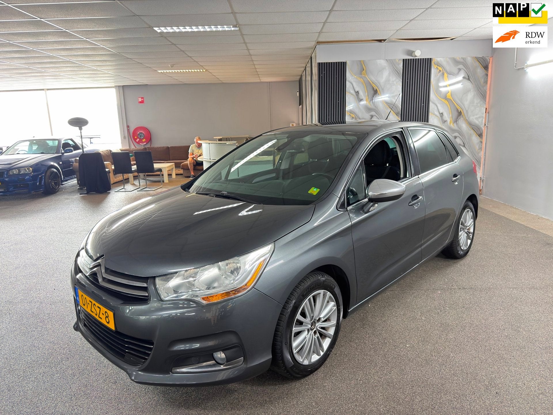 Citroen C4 1.4 VTi Collection Apk Nieuw,Cruise,Clima,Parksen, Euro 5, Stof, Gebruikt, Zwart