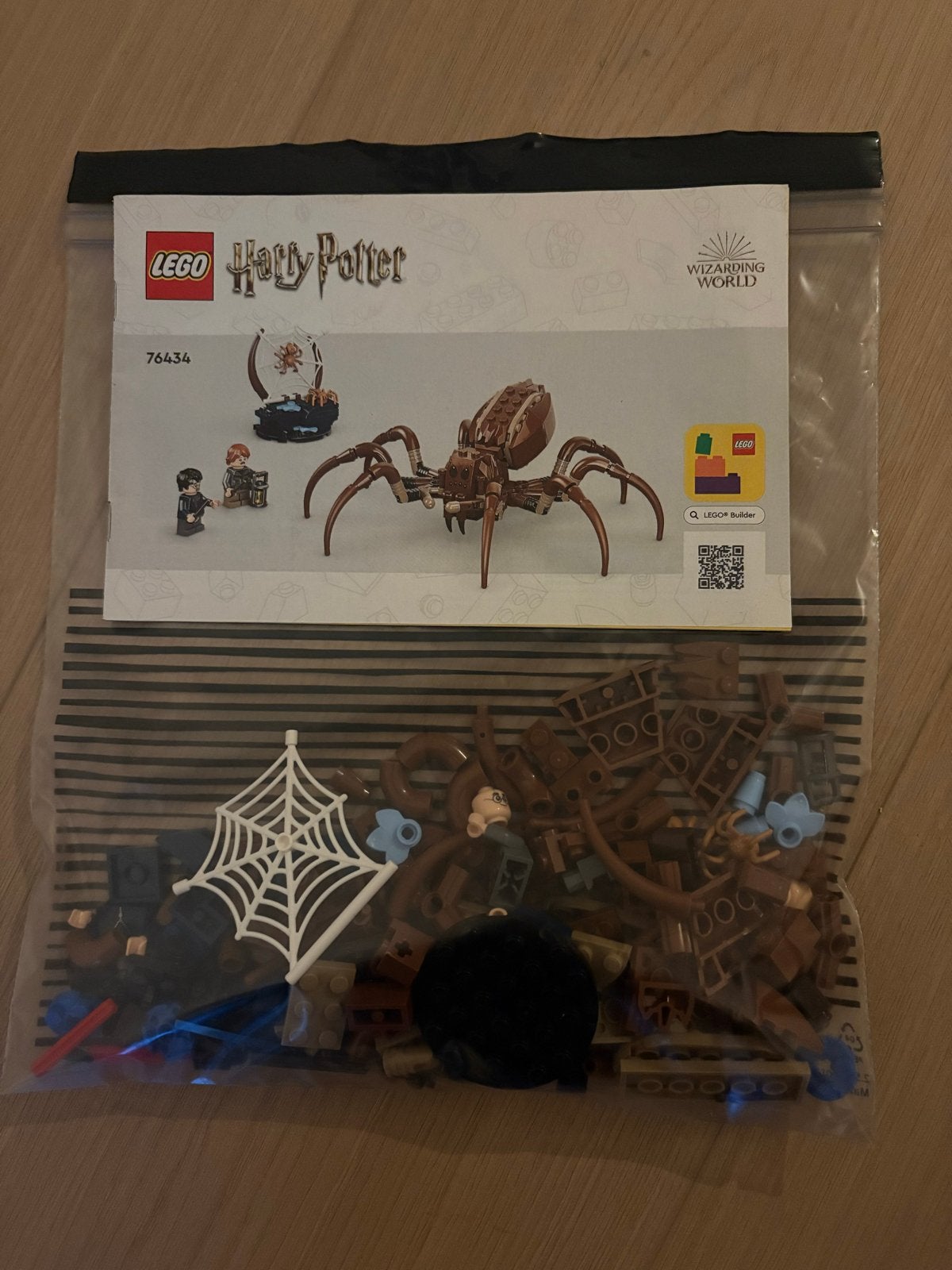 LEGO Harry Potter 76434 Aragog in het Verboden Bos, Ophalen of Verzenden, Zo goed als nieuw
