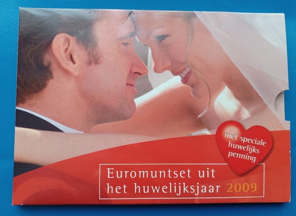 BU Huwelijksset Euromunten - 2009, Verzenden, Overige landen, 2 euro, Setje