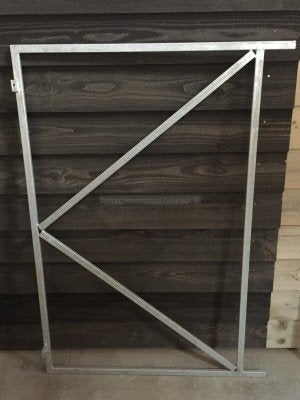 Ijzeren frame om zelf een tuindeur te maken, Tuin en Terras, Ophalen, 100 tot 150 cm, Nieuw, Draaipoort