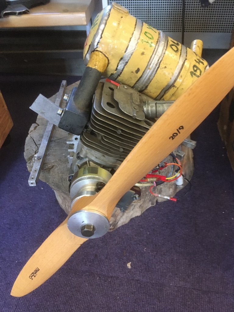 RC motor, Hobby en Vrije tijd, Modelbouw | Radiografisch | Vliegtuigen, Gebruikt, Benzine, Ophalen of Verzenden