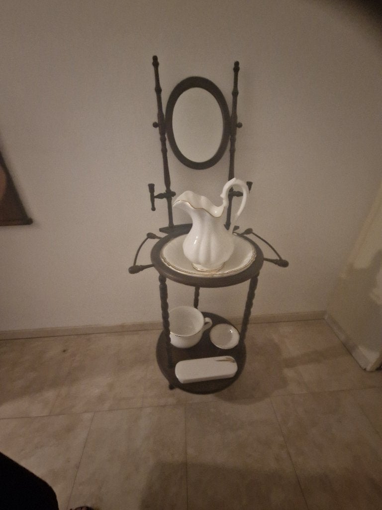 5 delig wasset met meubel., Antiek en Kunst, Ophalen