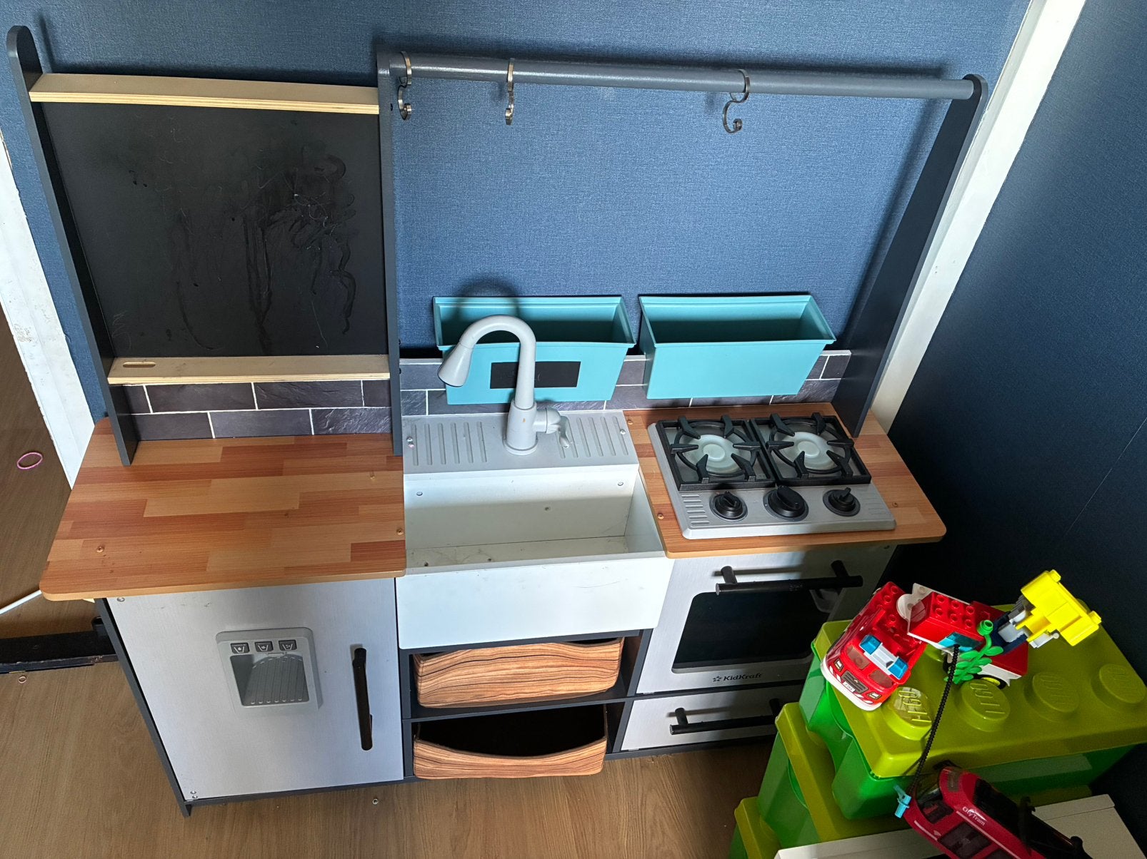 Keuken met geluids effecten, Ophalen