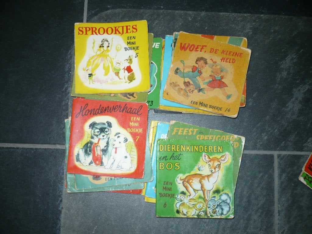 19 boekjes uit de serie mini, Ophalen of Verzenden, Gelezen, 1 tot 2 jaar