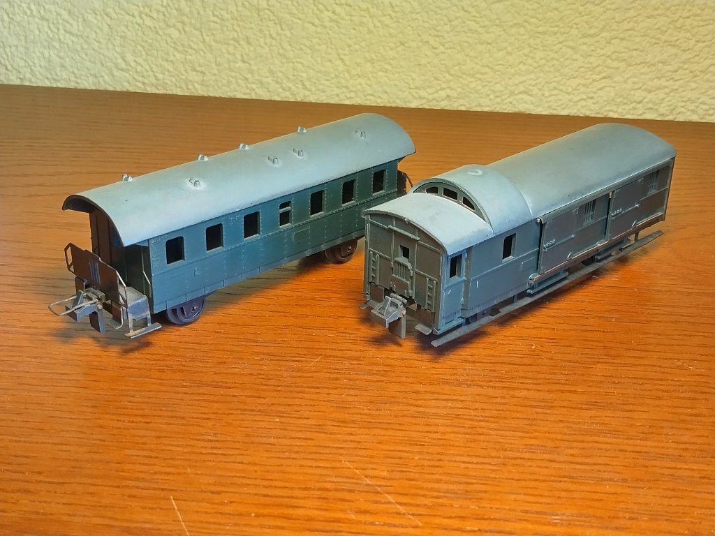 Trix Express - Donderbussen (2x), Gebruikt, Gelijkstroom, Trix, Wagon