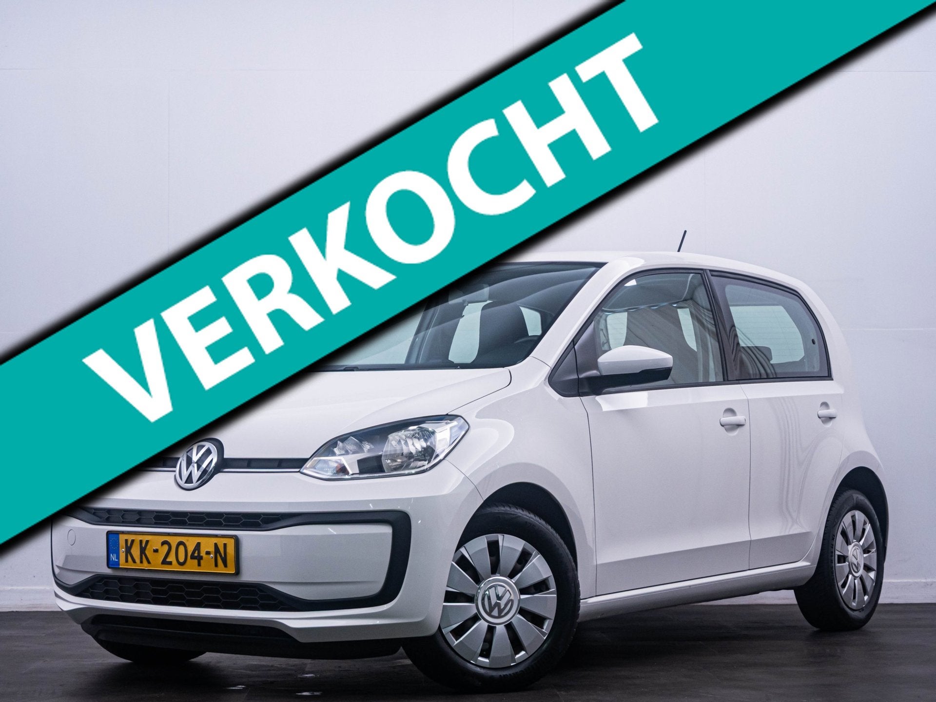 Volkswagen Up! 1.0 BMT move up! NL-Auto|Airco|Nieuw type!, Auto's, Voorwielaandrijving, Stof, Gebruikt, Wit