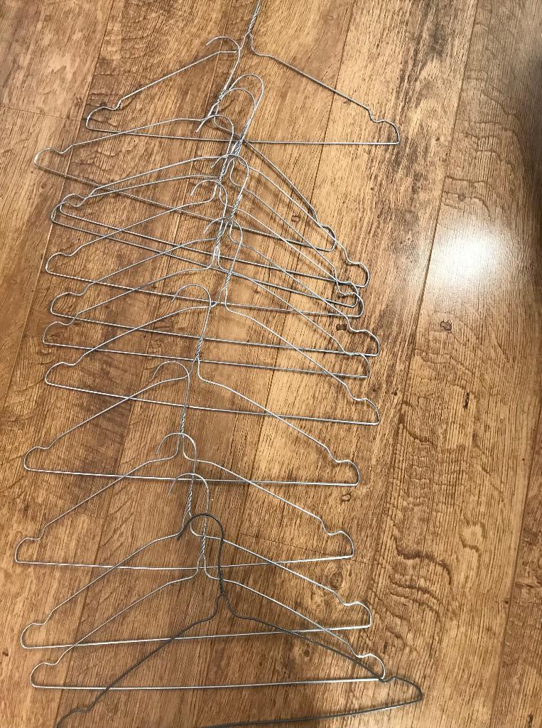 13 stuks brocante kleerhanger ijzer, Antiek en Kunst, Ophalen of Verzenden