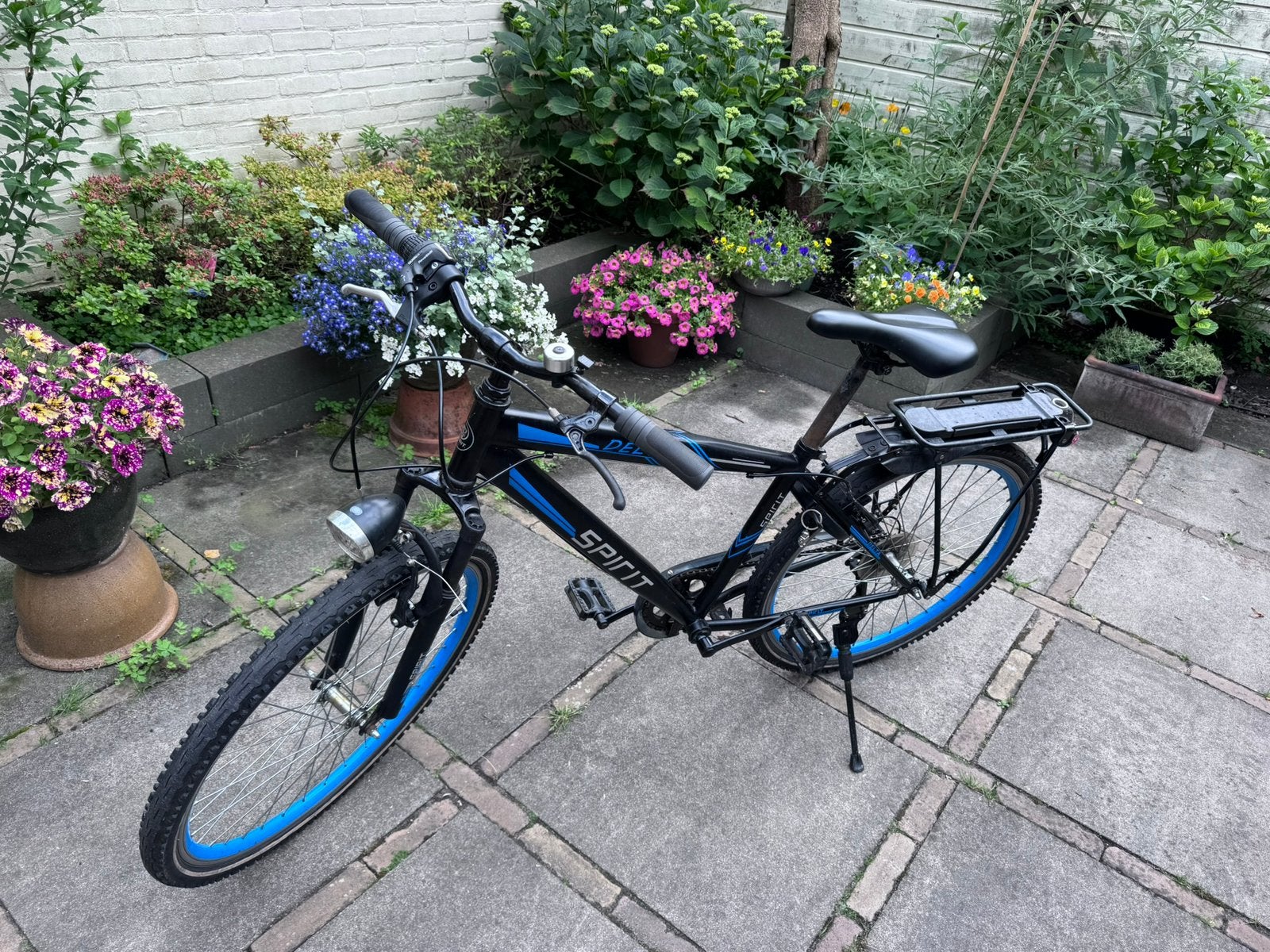 Spirit Delta 6-Speed Jongensfiets Blauw 26 Inch, Fietsen en Brommers, Fietsen | Jongens, Gebruikt, Velgrem, Versnellingen, Ophalen