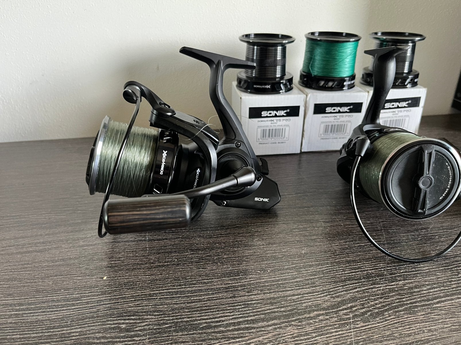 Sonik Dominator X RS Pro 8000 big pit 3 stuks, Ophalen of Verzenden, Gebruikt, Molen