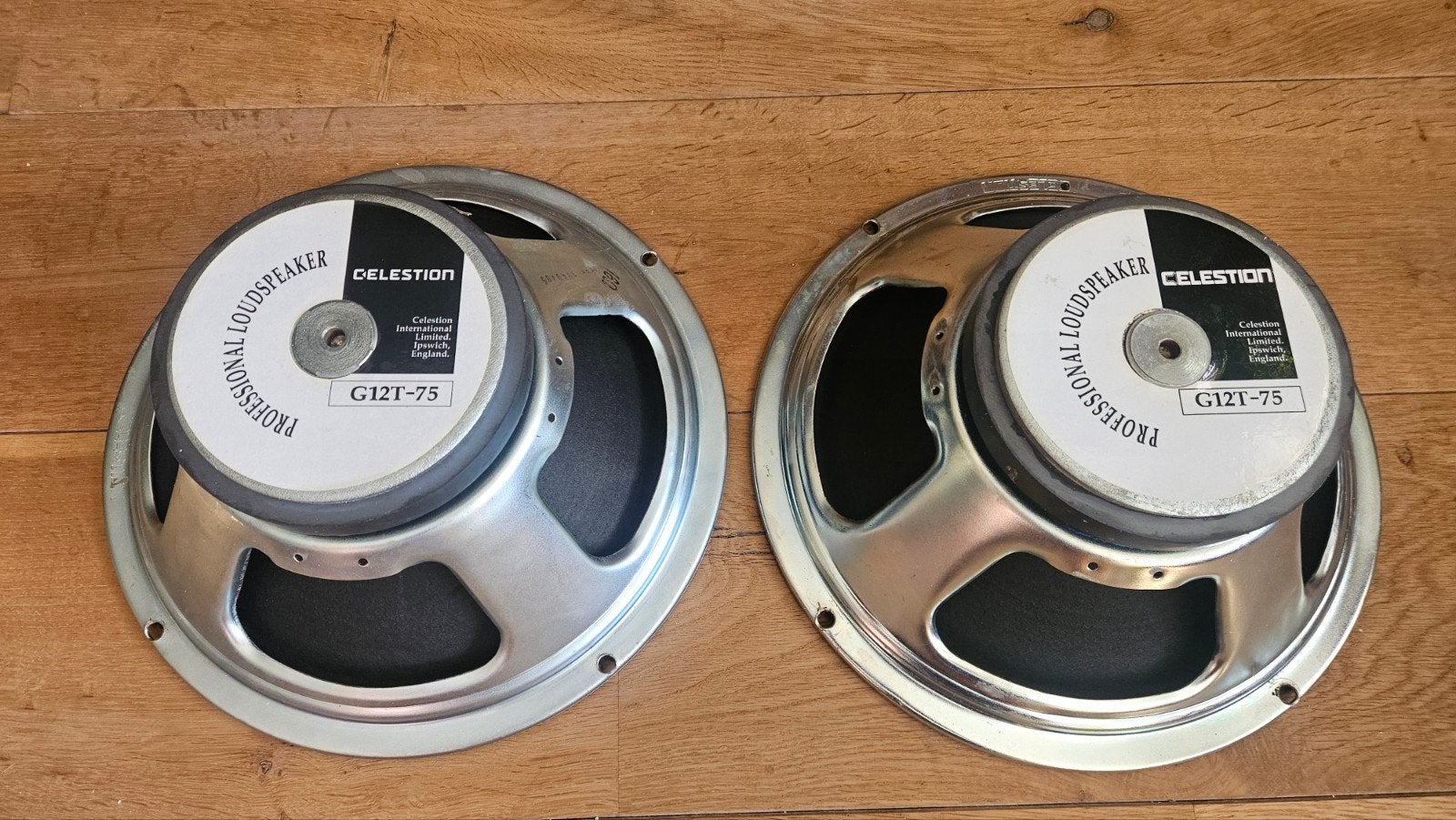 2x Celestion G12T-75 16 ohm '95/'97 (evt. ruildeal), Ophalen, Gebruikt, Gitaar, 50 tot 100 watt