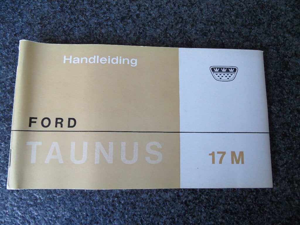 Ford Taunus 17M 1964 oldtimerauto instructieboekje, Verzenden