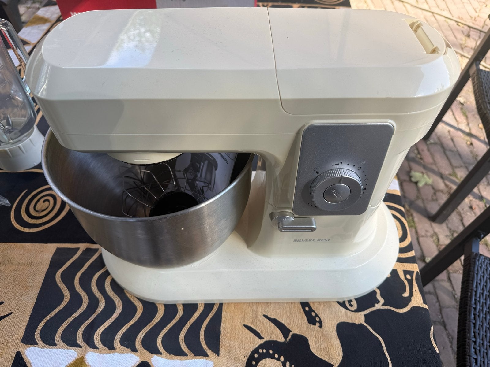 Silvercrest Keukenmachine met Blender en Accessoires, Witgoed en Apparatuur, Keukenmixers, Zo goed als nieuw, 1 tot 2 liter, 3 snelheden of meer