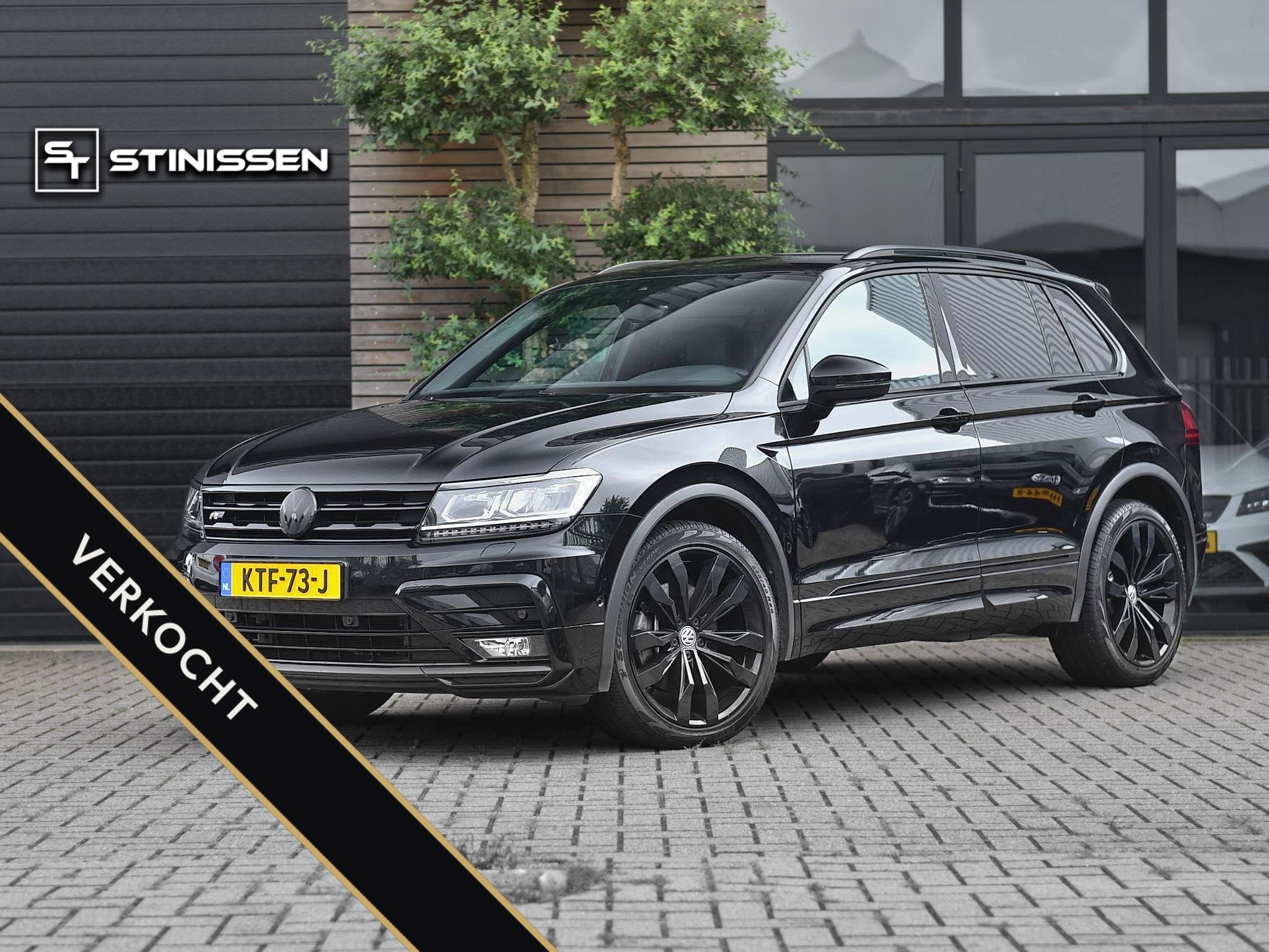Volkswagen Tiguan 2.0 TSI 4Motion R-Line Back Edition ACC 20, Automaat, Gebruikt, 1984 cc, Zwart