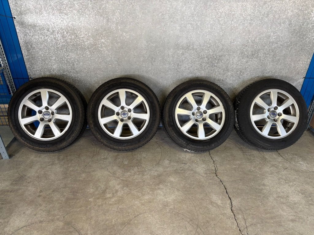 16'' 7-Spaaks Silver - S60/V60 - Michelin Alpin 5 - 205/60 R