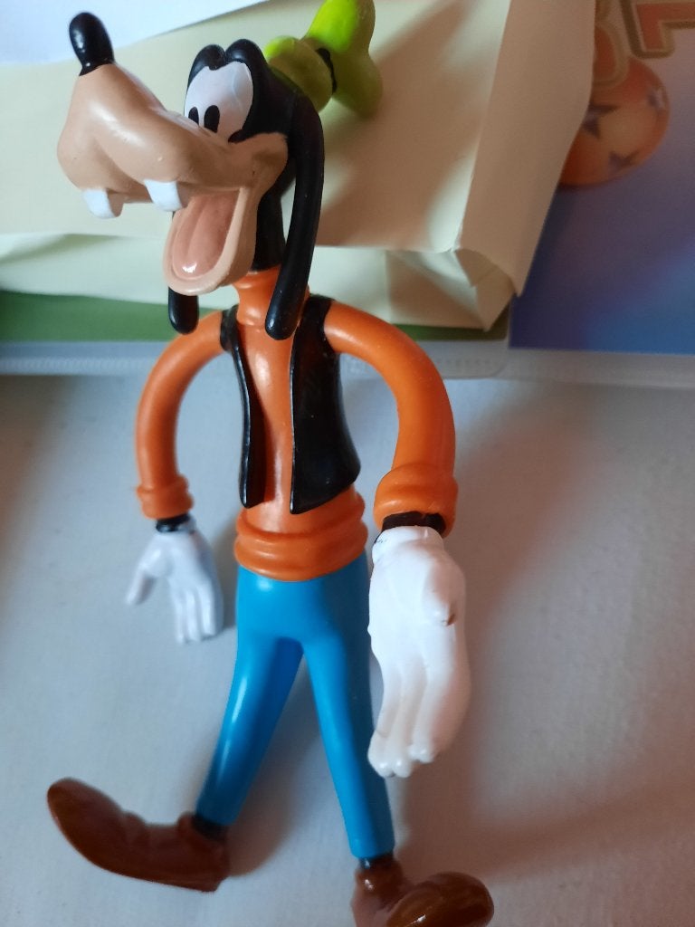 Goofy rubber poppetje Disney 09, 16 cm, Ophalen of Verzenden, Zo goed als nieuw