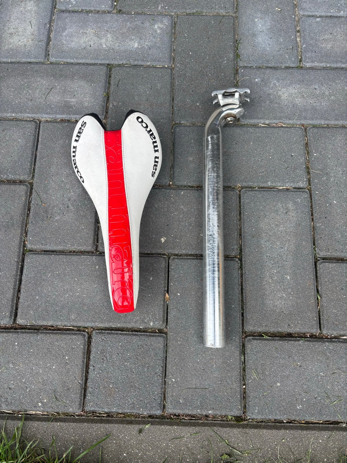 San Marco zadel met zadelpen 29,6 mm, Gebruikt, Ophalen of Verzenden, Racefiets, Zadel