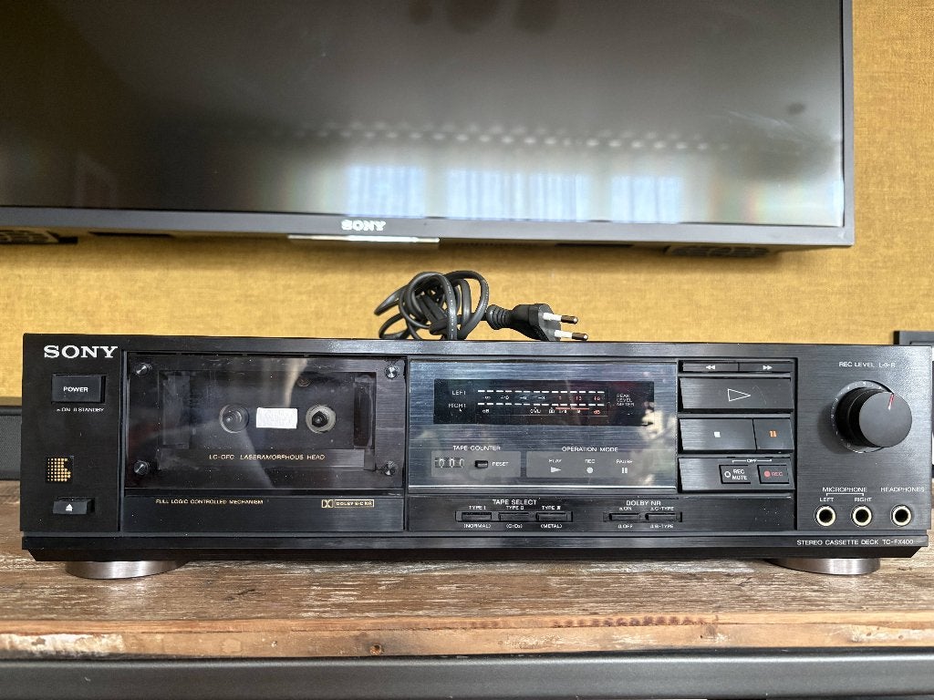Sony TC-FX400 stereo cassettedeck, Ophalen of Verzenden, Enkel, Sony, Tiptoetsen